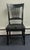 Beautiful set of six solid wood dining chairs featuring a timeless traditional design and a distressed black finish. Each...