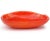 Mid 20th Century Vintage Murano Barbini Orange Gold Flecks Bubbles Italian Art Glass Midcentury Centerpiece Bowl For Sale - Image 5 of 5