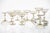 Champagne Glasses in Gold and Smoke from Cenedese, 1950s, Set of 12 For Sale - Image 12 of 18