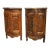 Pair of Sculpted Antique Walnut Corner Cabinets From Provence, France, C. 1900 For Sale