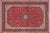 Red Shabby Chic Persian Kashan Red/Purple Wool Rug - 9'8'' X 13'9'' For Sale - Image 8 of 10