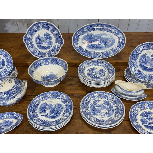 Burgenland Decor Dinner Service by Villeroy & Boch, 1950s, Set of 32 For Sale - Image 3 of 14