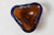 Orange, Blue and Clear Bubble Murano Glass Ashtray, 1960 For Sale - Image 3 of 15