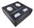 Chinese Rosewood Box Inlaid With White Jade Plaques For Sale