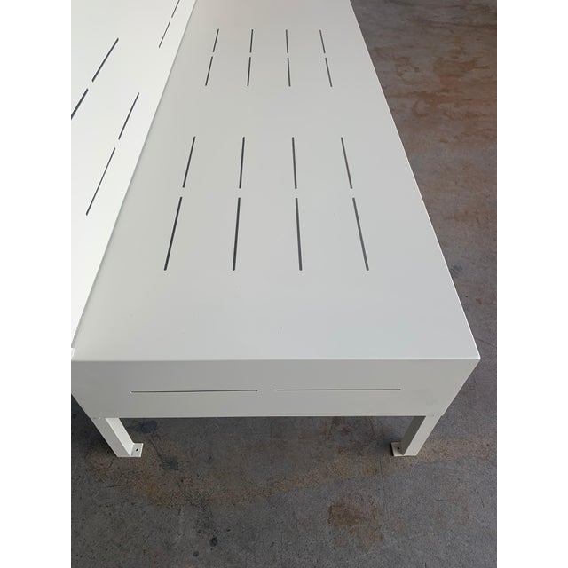 New large iron hall bench for outdoor and indoor with epoxy finished You can request it with anti corrosive treatment The...