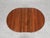 Midcentury Danish Round Teak Dining Table with 2 Extensions 1960s - Central Leg attributed to Erling Torvits For Sale - Image 9 of 12