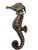 Bronze Seahorse Push-and-Pull Door Handles, 1970s, Set of 2 For Sale - Image 3 of 8