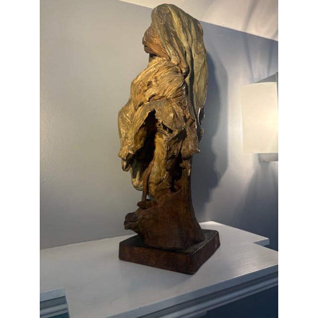 1900s Stellmacher Terracotta Bust For Sale - Image 9 of 12
