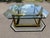1970s Mastercraft Brass Profile Coffee Table With Glass Top For Sale - Image 5 of 5
