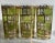 Glass Mid-Century Modern Culver Prado 22 Karat Gold & Green Highballs - Set of 6 For Sale - Image 7 of 12