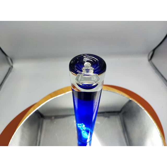 Vintage Vase Bubble by Willy Johansson for HADELAND Norway, dimensions: height 20.2 cm, diameter at the bottom 4.3 cm,...