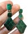 Metal Circa 1970s Malachite & 970 Silver Articulated Drop Earrings With 14k Gold Posts, Pair For Sale - Image 7 of 18
