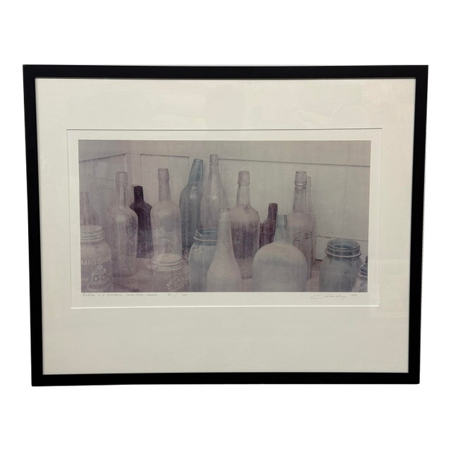 Circa 1994 Steve Solinsky "Bottles in a Window" LTD Edition 15 of 200 Photograph, Signed For Sale