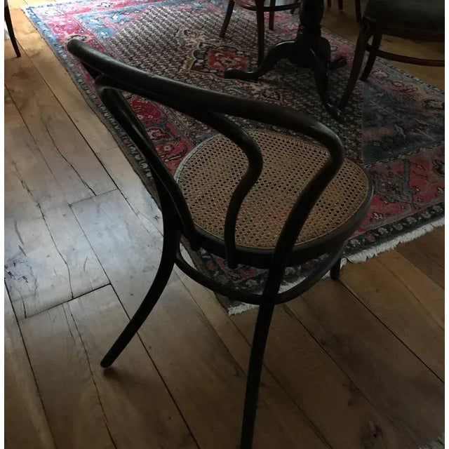 Brown Nanny Chair attributed to Kohn Thonet, 1904 For Sale - Image 8 of 10