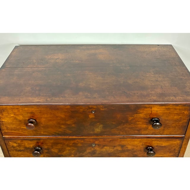 19th Century Spanish Colonial Walnut Secretary Chest With Fall Front Desk For Sale - Image 15 of 18