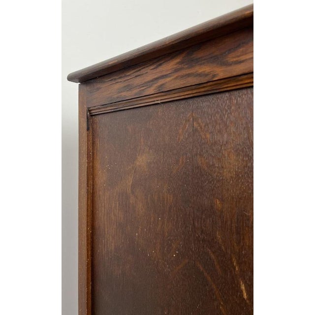 Vintage French Louis Style Oak Chest of 3 Drawers For Sale - Image 10 of 16