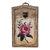 Vintage Hand Painted Faux Bois Two-Bottle Wine Storage Chest For Sale