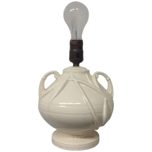 1930s Cowan Pottery Bamboo Lamp