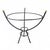 Black Mid Century Modern Metal Planter Holder For Sale - Image 4 of 8