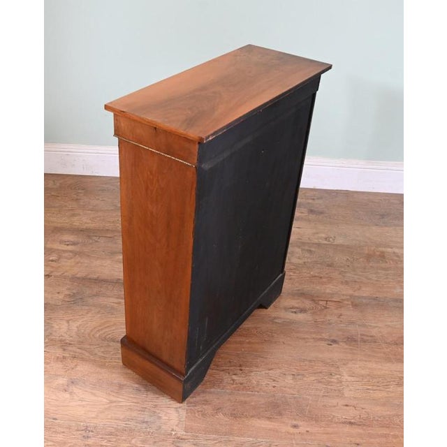 Victorian Burr Walnut Pier Display Cabinet, 1880s For Sale - Image 4 of 5