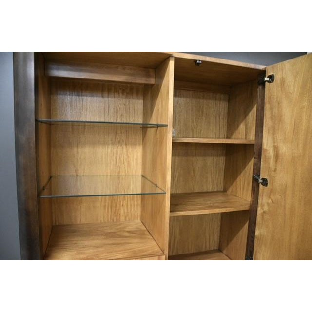 Brown 1960s Tall Armoire Dresser by Founders For Sale - Image 8 of 9