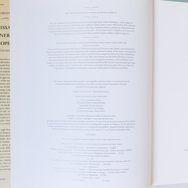 Tan 1994 “The Renaissance and Mannerism in Europe” Decorative Arts Book For Sale - Image 8 of 16