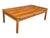 Wood Vintage Danish Modern Solid Wood Coffee Table For Sale - Image 7 of 12