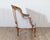 Mid 20th Century Pair of Louis XV-Style Beech Gondola Armchairs in Gray Velvet, 20th Century For Sale - Image 5 of 15