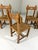 1960s Rustic Blonde Oak Dining Chairs, 1960s, Set of 6 For Sale - Image 5 of 18