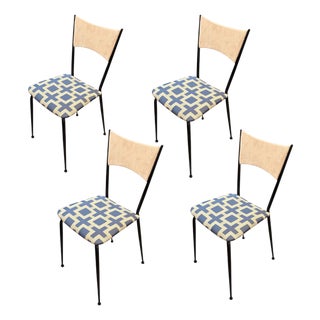 Chairs by Colette Gueden, 1950s, Set of 4 For Sale