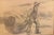 Heinrich Pforr, Uncle Wilhelm Bauer, Working in the Fields in the Schwalm Region, Charcoal on Paper For Sale - Image 13 of 13