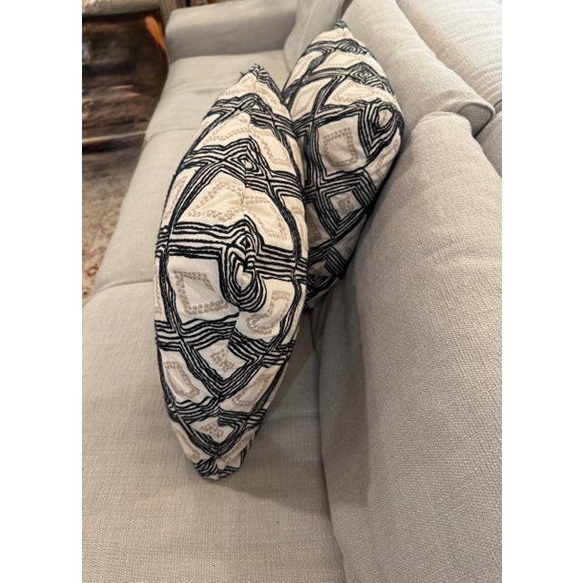 Walter G Swazi Throw Pillows, Pair For Sale - Image 9 of 12