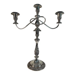 Mid 20th Century 1847 Rogers "Heritage" Silverplated Candelabra For Sale