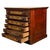 Antique Eastlake Clark's Walnut Mercantile Store Advertising Thread Cabinet 1880 For Sale - Image 10 of 18
