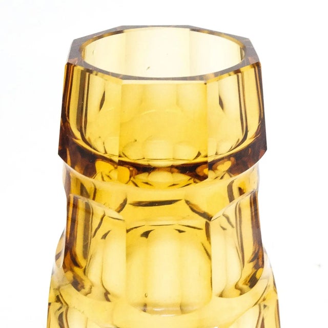 Art Deco Vase from Moser, Former Czechoslovakia, 1930s For Sale - Image 3 of 10