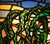 Late 20th Century Modern Landscape Electrified Stained Glass Panel For Sale - Image 5 of 11