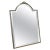 Gold Large French Art Deco Silver Vanity Mirror, 1920s For Sale - Image 8 of 8