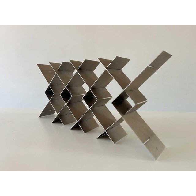Bruno Munari Bruno Munari, Continuous Structure, 1961-1970, Steel For Sale - Image 4 of 12