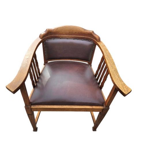 Art Nouveau Lounge Chair For Sale - Image 15 of 15