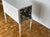 Cream Gustavian Commode with Wallpaper from Christian Lacroix, 1950s For Sale - Image 8 of 10