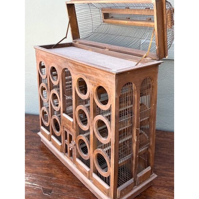 Late 20th Century Vintage Gothic Bird Cage Wine Rack For Sale - Image 5 of 12