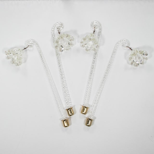 Mid-Century Murano Chandelier Attributed to Barovier & Toso For Sale - Image 13 of 18