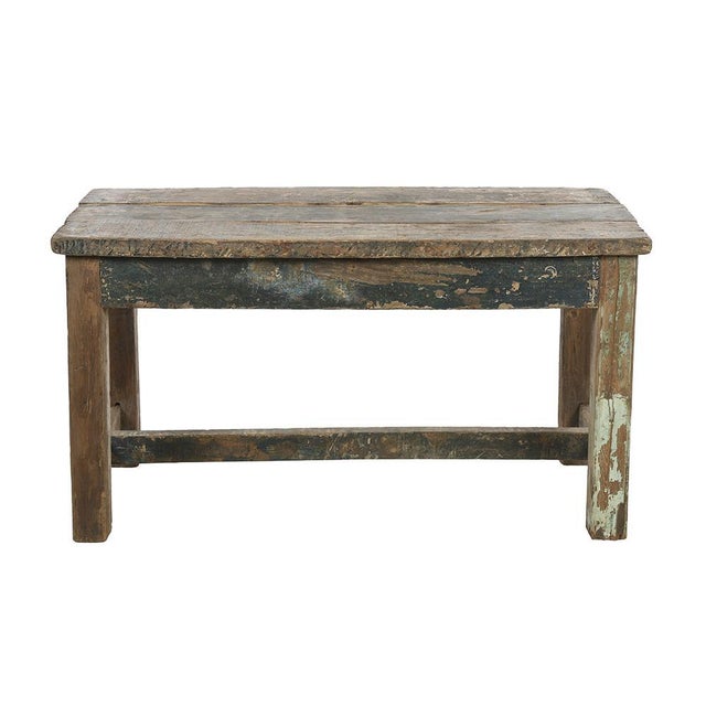 Patinated Wooden Table, 1940s For Sale - Image 6 of 6