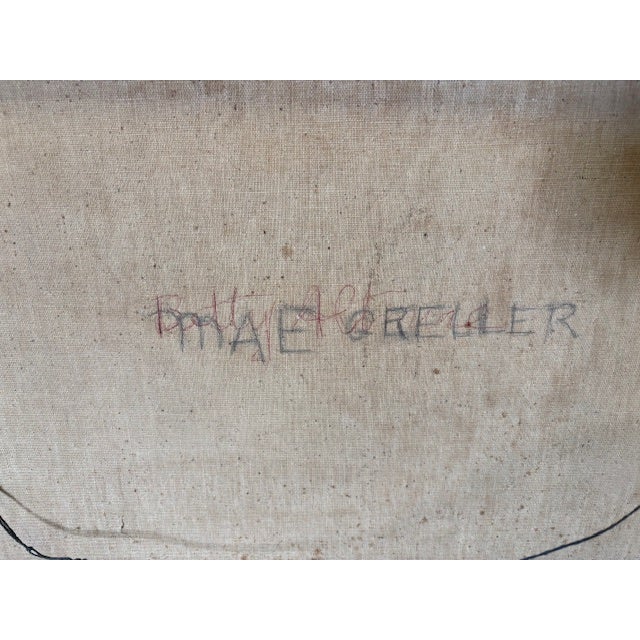 Original Vintage Landscape Acrylic Painting For Sale - Image 4 of 10