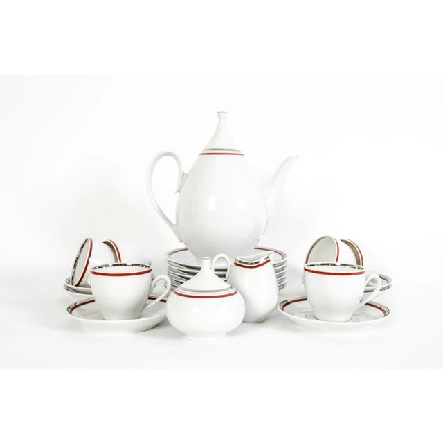 Art Deco Art Deco German Porcelain Luncheon Set For Sale - Image 3 of 13