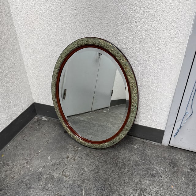 The Uttermost Company Oval Wall Mirror For Sale - Image 10 of 12