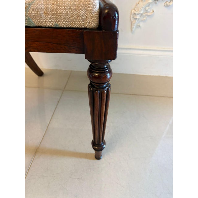 Antique Regency English Rosewood Side Chairs, 1825, Set of 2 For Sale - Image 15 of 16