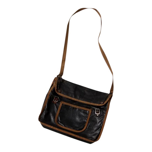 Antique American School Satchel Chairish