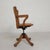 Oak Office Chair with Adjustable Spring System and Height Adjustment, 1950s For Sale - Image 18 of 18