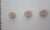 Magnificent set of three Bubble wall sconces by Helena Tynell for Glashütte Limburg. Germany, 1970s. White lacquered metal...